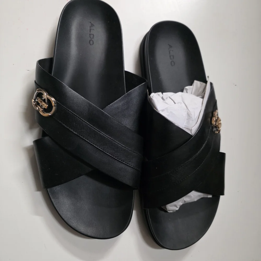 ALDO Women's Black Slide Sandals